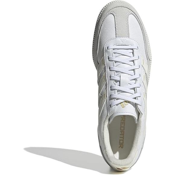 NWT adidas Unisex Predator Freestyle , White/Off White/Gold Metallic, 8 US Men - Picture 3 of 7